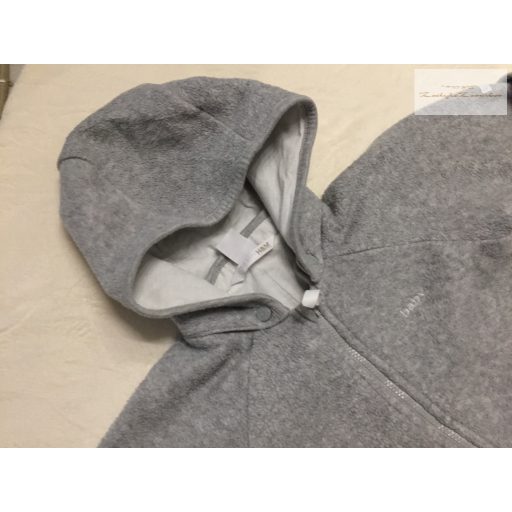 H§M 9 - 12 hó 80 cm szürke, polár - pamut fiú átmeneti overál / overall -újszerű,