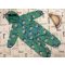 PEppa Pig 18-24 hó 86-92 cm zöld, Peppa-pocsolya mintás  eső overál/ overall-  újszerű,hibátlan