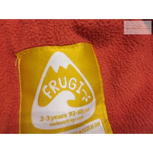 Frugi 2-3 év 92-98 cm zöld, állat mintás vastag polár béléses / orkán fiú téli overál/ overall - újszerű,hibátlan