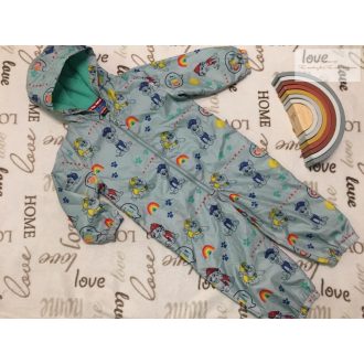   George 18 - 24 hó 86 - 92 cm halvány zöld, Mancs őrjárat mintás fiú esőoverál/overall - újszerű,hibátlan