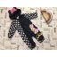Disney at Primark 6-9 hó 68 - 74 cm kék, vastagabb szél és vízálló anyagú,  Minnie mintás polár béléses lány átmeneti overál/ overall- újszerű,hibátlan