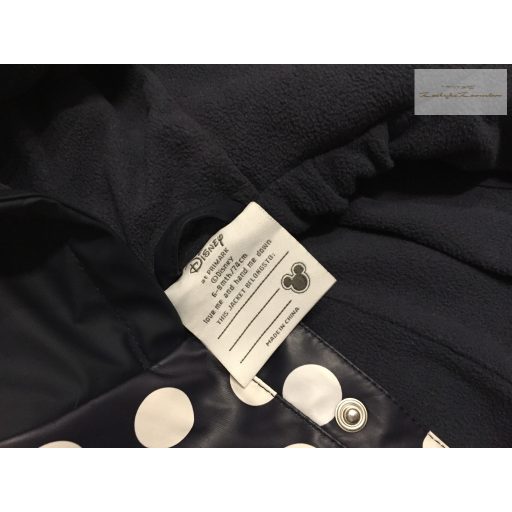 Disney at Primark 6-9 hó 68 - 74 cm kék, vastagabb szél és vízálló anyagú,  Minnie mintás polár béléses lány átmeneti overál/ overall- újszerű,hibátlan