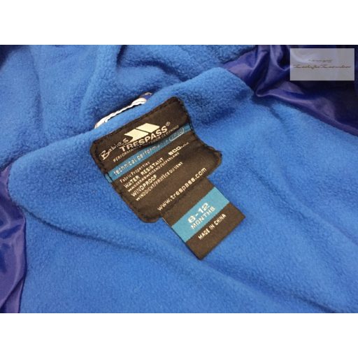 Trespass 6-12 hó 74-80 cm kék - fehér pingvi mintás  téli overál/ overall - újszerű,hibátlan