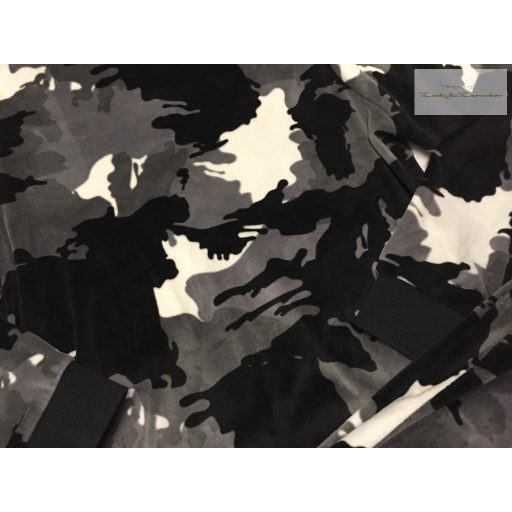 F§F 9-10 év 140 cm szürke-fekete-fehér puha polár fiú 2 részes pizsama- újszerű,hibátlan