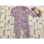 Matalan 12 - 18  hó 80 - 86  cm lila, sznes unikornis-szivárvány mintás puha polár lány pizsama/ kezeslábas-  újszerű,hibátlan