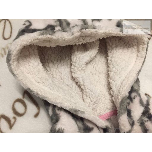 Matalan 8 év 128 cm pingvin mintás nagyon puha vastag plüss lány  kezeslábas/ pizsama- onesies újszerű,hibátlan