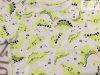Matalan 4-5  év   104 - 110 cm UV zöld dinó mintás vékony  pamut fiú 2 részes pizsama  - újszerű,hibátlan