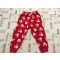 Disney Minnie 4-5 év 104-110 cm piros, Minnie fej mintás puha plüss lány pizsama nadrág - újszerű,hibátlan