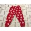 Disney Minnie 4-5 év 104-110 cm piros, Minnie fej mintás puha plüss lány pizsama nadrág - újszerű,hibátlan