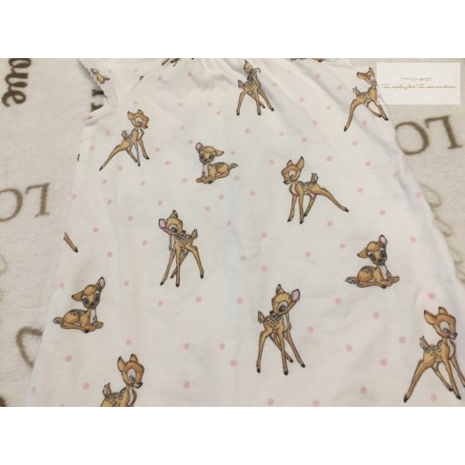 Disney at George 6 - 9 hó 68-74 cm Bambi  mintás vékony pamut lány playsuit/ napozó -- újszerű,hibátlan
