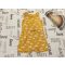 Primark 18- 24 hó 92 cm sárga, fehér szivárvány mintás pamut lány rövid playsuit - újszerű,hibátlan
