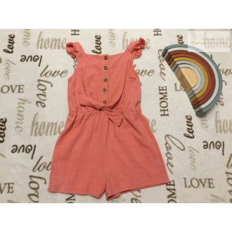   MAtalan 6 év 116 cm  rózsaszín, puha pamutvászon lány playsuit - újszerű,hibátlan
