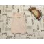Next up to 3 month 6 kg  rózsaszín, pöttyös-fodros-virágmintás pamut lány playsuit újszerű,hibátlan