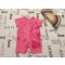 Disney at George újszülöttre való 50-56 cm rózsaszín, Minnie - Daisy - Disney mesehős mintás  pamut lány napozó/ playsuit új, szettet bontottam