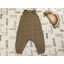 Next 12 - 18 hó 86 cm leopárd mintás vékony pamut lány  playsuit -újszerű,hibátlan