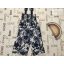 Pepe Jeans 4 év 104 cm kék - fehér mintás vékony nyári lány playsuit - újszerű,hibátlan
