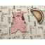 Disney at George tiny baby 2,7 kg 56 cm rózsaszín, Minnie mintás vékony pamut lány playsuit - újszerű,hibátlan
