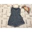 H§M 9-10 év 140 cmkék, színes virágmintás vékony lány rövid playsuit -újszerű,hibátlan