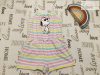 H§M 9-10 év 140 cm csíkos, Snoopy mintás vékony pamut lány lplaysuit/ pizsama-újszerű,hibátlan