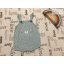 Matalan 9 -12 hó 74 -80 cm  zöld, cica fej mintás pamut lány playsuit/ napozó - újszerű,hibátlan