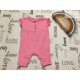 M§Co 0-3 hó 56-62 cm rózsaszín, vékony pamut lány playsuit- újszerű,hibátlan