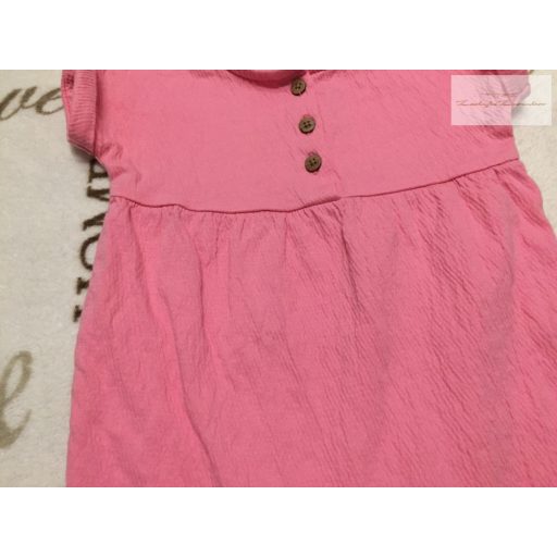 M§Co 0-3 hó 56-62 cm rózsaszín, vékony pamut lány playsuit- újszerű,hibátlan