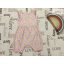 M§S 12-18 hó 80-86 cm színes virágmintás, vállán fodros pamut lány playsuit-újszerű,hibátlan
