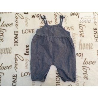   Mamas§Papas 3-6 hó 68 cm nagyon vékony farmer anyagú lány playsuit- újszerű,hibátlan