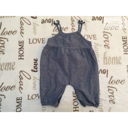Mamas§Papas 3-6 hó 68 cm nagyon vékony farmer anyagú lány playsuit- újszerű,hibátlan