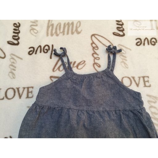 Mamas§Papas 3-6 hó 68 cm nagyon vékony farmer anyagú lány playsuit- újszerű,hibátlan