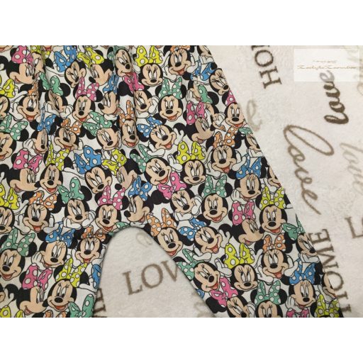 Disney at TU 2- 3 év 92 -98 cm  bézs, Minnie mintás  pamut lány playsuit  újszerű,hibátlan
