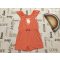 Primark 4-5 év 104-110 cm virágmintás, happy day feliratos pamut lány playsuit- újszerű,hibátlan 
