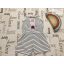 George 4  - 5  év 104 - 110  cm csíkos, nyuszi mintás pamut lány playsuit - újszerű,hibátlan