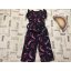 John Lewis 4 év 104 cm sötétkék, színes csillag mintás pamut lány playsuit/ jumpsuit- újszerű,hibátlan