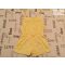 Mini Club 5-6 év 110 - 116 cm sárga .- fehér virágmintás vékony pamut lány rövid playsuit  - új, csak lecímkézve
