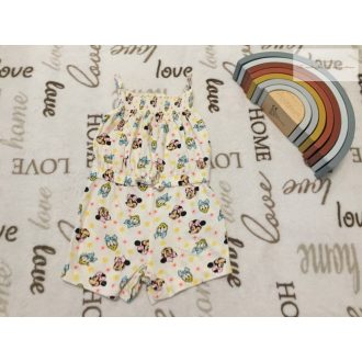  Disney at Primark 6-9 hó 68 - 74 cm Daisy - Minnie mintás vékony pamut lány playsuit újszerű,hibátlan