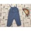 H§M 6-9 hó 74 cm fehér pöttyös nagyon vékony farmer lány playsuit/ kezeslábas - újszerű,hibátlan