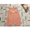 Next 9 - 12 hó 80 cm  tigris fej mintás pamut lány playsuit/ romper - új, címkés