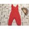 TU 12 - 18  hó 80 - 86 cm gyümölcs mintás - fodros pamut lány playsuit/ jumpsuit - újszerű,hibátlan