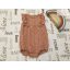 Next 18-24 hó 92 cm tégla színű, fodros fehér szív mintás pamut lány playsuit/ body  - újszerű,hibátlan