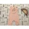 Disney at Primark 6-9 hó 68 - 74 cm rózsaszn, Bambi mintás pamut lány playsuit- új, szettet bontottam