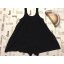 Next 8 év 128 cm  fekete pamut lány rövid playsuit zsebes- újszerű,hibátlan