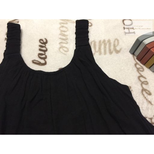 Next 8 év 128 cm  fekete pamut lány rövid playsuit zsebes- újszerű,hibátlan