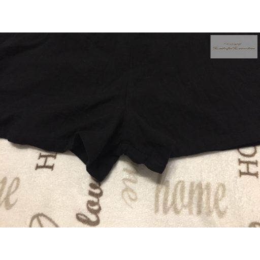 Next 8 év 128 cm  fekete pamut lány rövid playsuit zsebes- újszerű,hibátlan