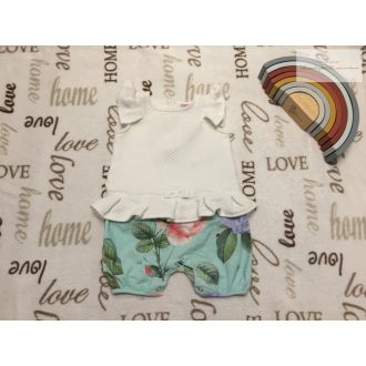   Ted Baker 9-12 hó 74-80 cm nagy virág-katica mintás lány playsuit- újszerű,hibátlan