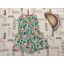 Matalan 9 év 134 cm színes virágmintás vékony pamut lány playsuit-újszerű,hibátlan