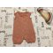 George 6-9 hó 68-74 cm tégla színű apró virágmintás pamut lány playsuit/ napozó  -  újszerű, hibátlan