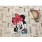 Disney 9-12 hó 80 cm 11 kg Minnie mintás  pamut  lány playsuit -újszerű,hibátlan