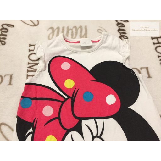 Disney 9-12 hó 80 cm 11 kg Minnie mintás  pamut  lány playsuit -újszerű,hibátlan