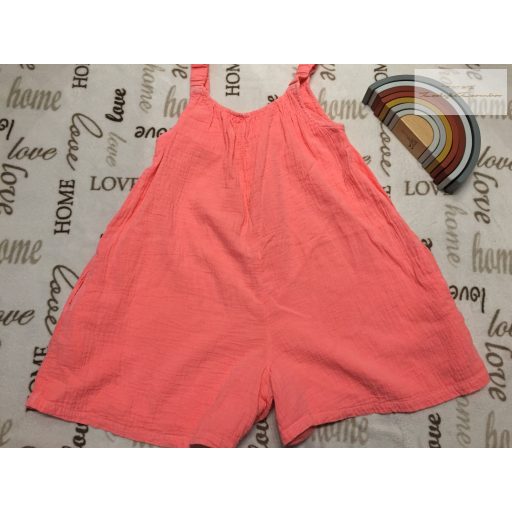 Next 12 év 152 cm rózsaszín pamut lány rövid playsuit-  újszerű,hibátlan